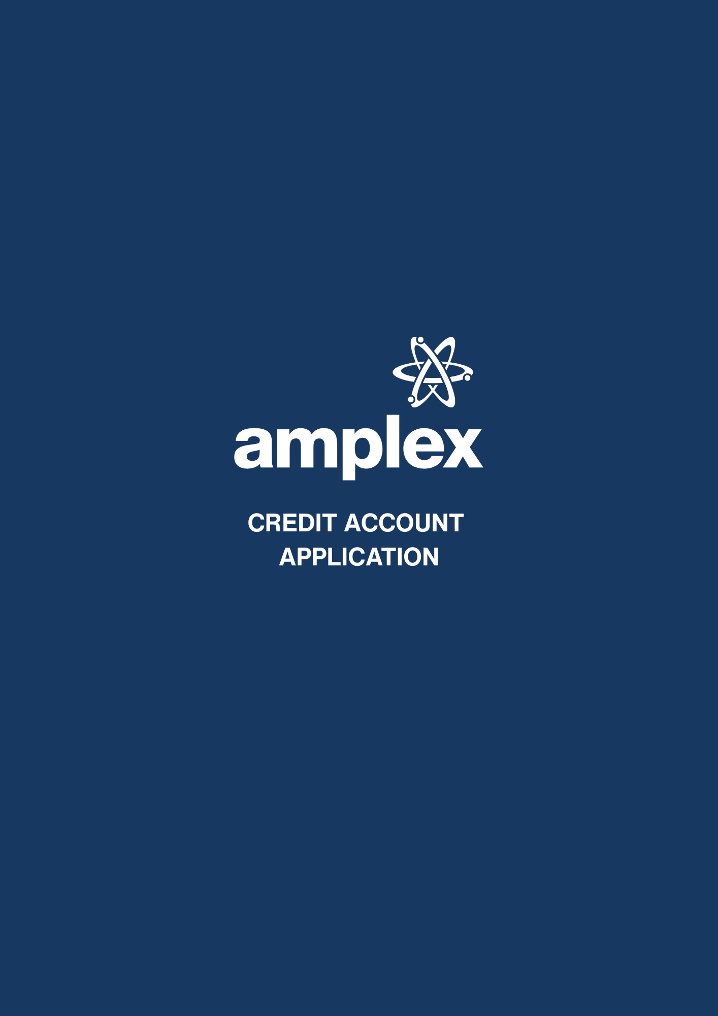 Amplex Credit Account Application